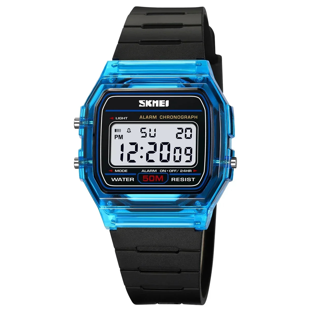 SKMEI 2056 Waterproof Sports Watch for Men Women Electronic Countdown Boy Girl Digital Date Wristwatches Woman Reloj Masculino