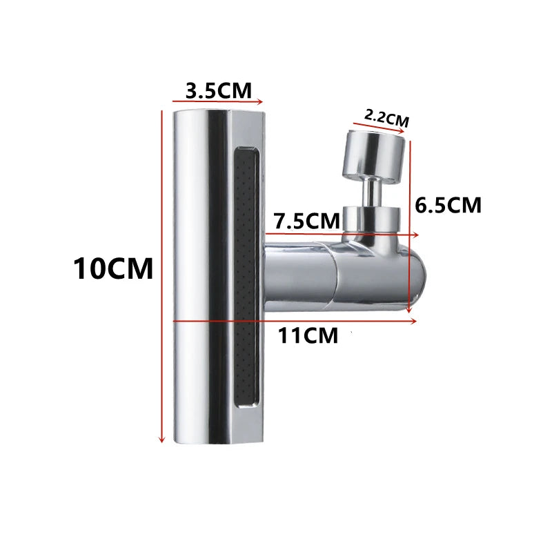 New Faucet Extenders 4 Modes Kitchen Faucet 720° Swivel Sprayer Head Bathroom Basin Water Tap Extender Rainfall Sink Mixer