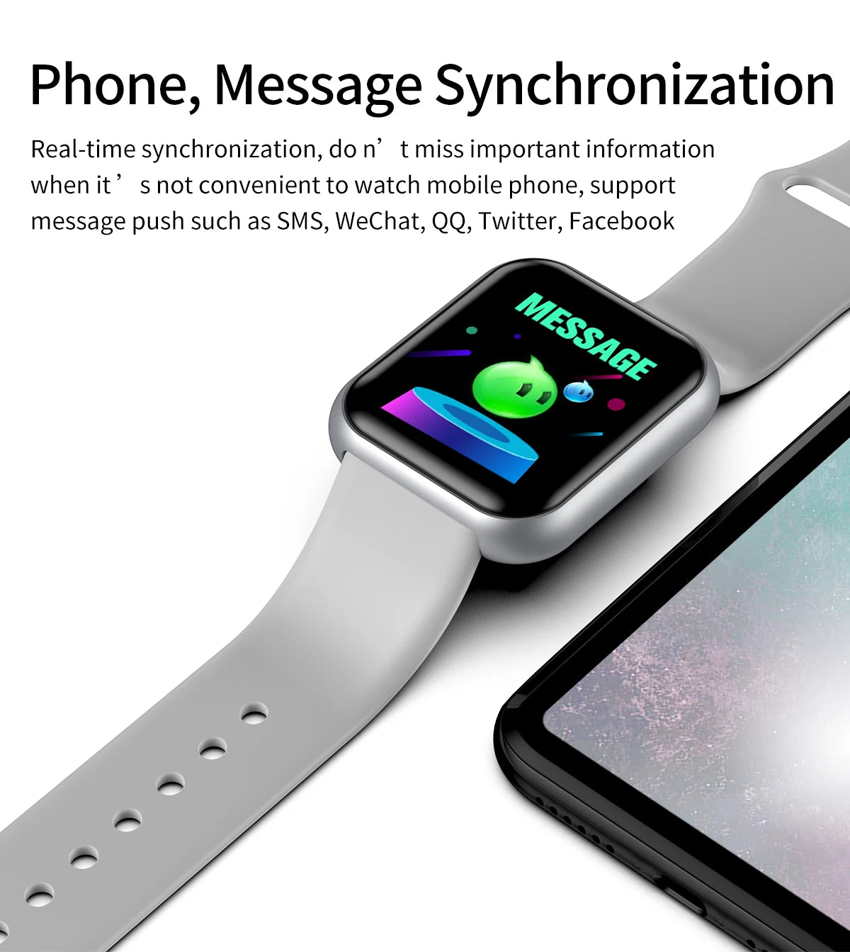 Men Digital Smart Watch sport waterproof watch Men watches led electronic wristwatch Custom wallpaper Smartwatch Women