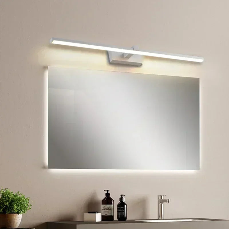 Modern LED Mirror Front Lamp Bathroom Lamps Bedroom Dressing Lights Kitchen Home 40/60/80/100cm Long Lamp Led Lighting Lustre