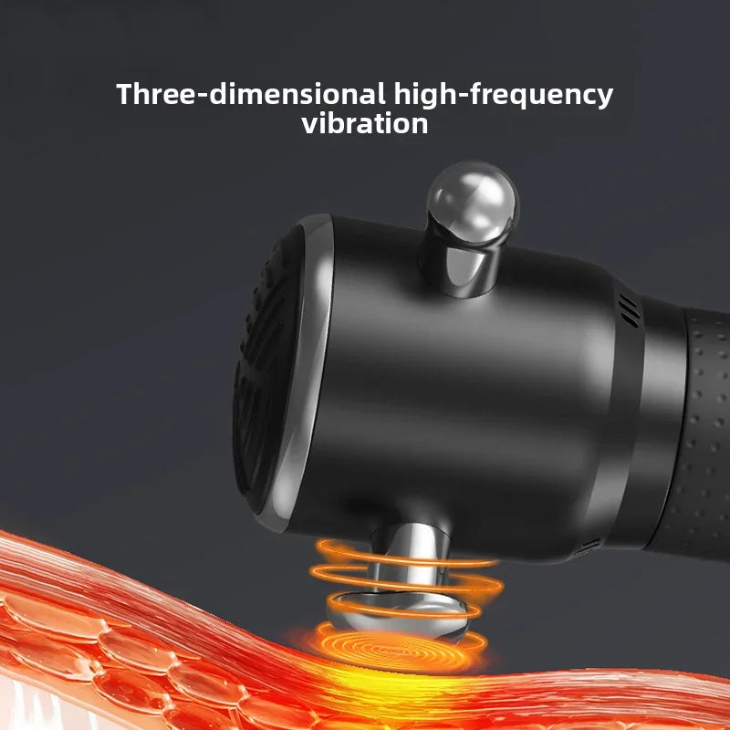 High Frequency Fascia Gun Relaxation Gun Sports Fitness Muscle Relaxation Massager Full Body Massage 3 Gear