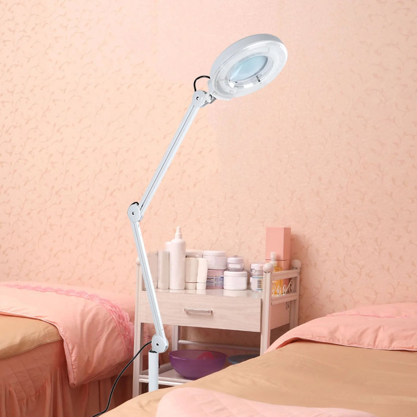 Desk Magnifier Magnifying Lamp Desk Magnifier Magnifying Lamp Light Skincare Beauty Nail Manicure Tattoo Salon Magnifying Light