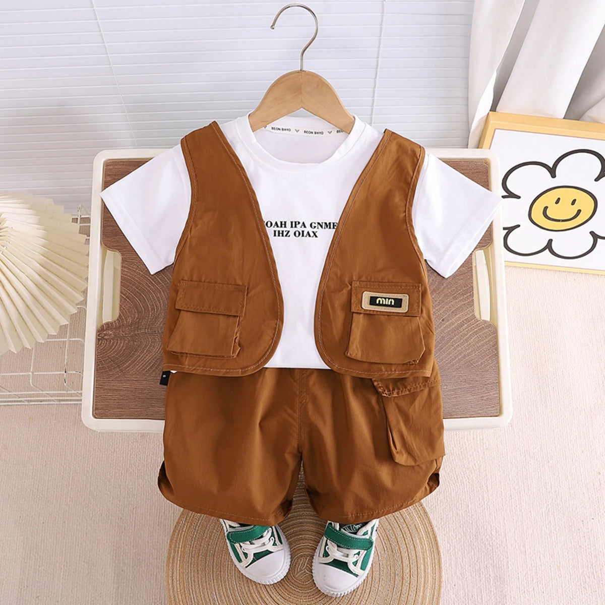 Summer Baby Boys Clothes Set Children Clothes Infant Clothing Sets T-Shirts Tops+ Shorts 2PCS/Suit Baby Girls Clothing Kids Sets