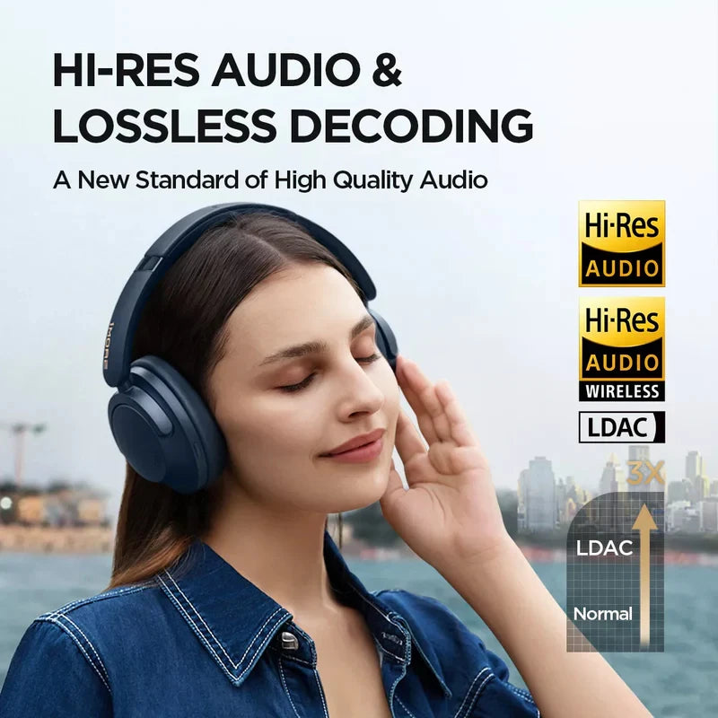 1MORE SonoFlow Pro Bluetooth Headphones Wireless Headsets Hi-Res ANC flash-sale penetration items electronics