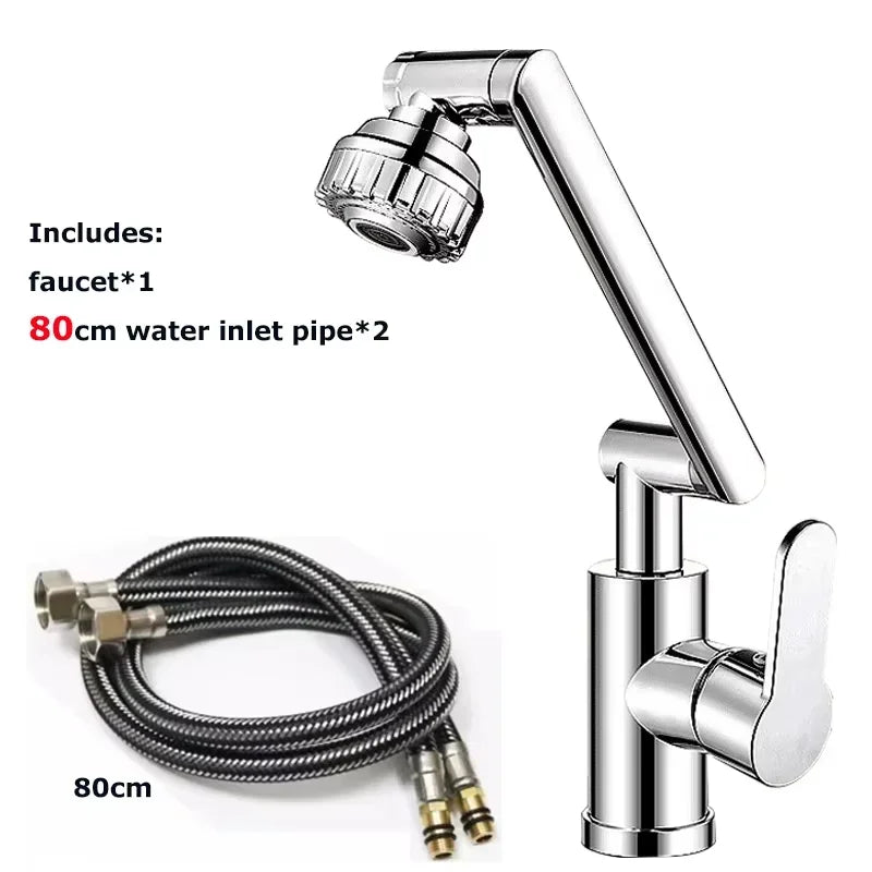Booster kitchen bathroom universal rotary faucet home bathroom multifunctional washbasin faucet hot and cold washbasin