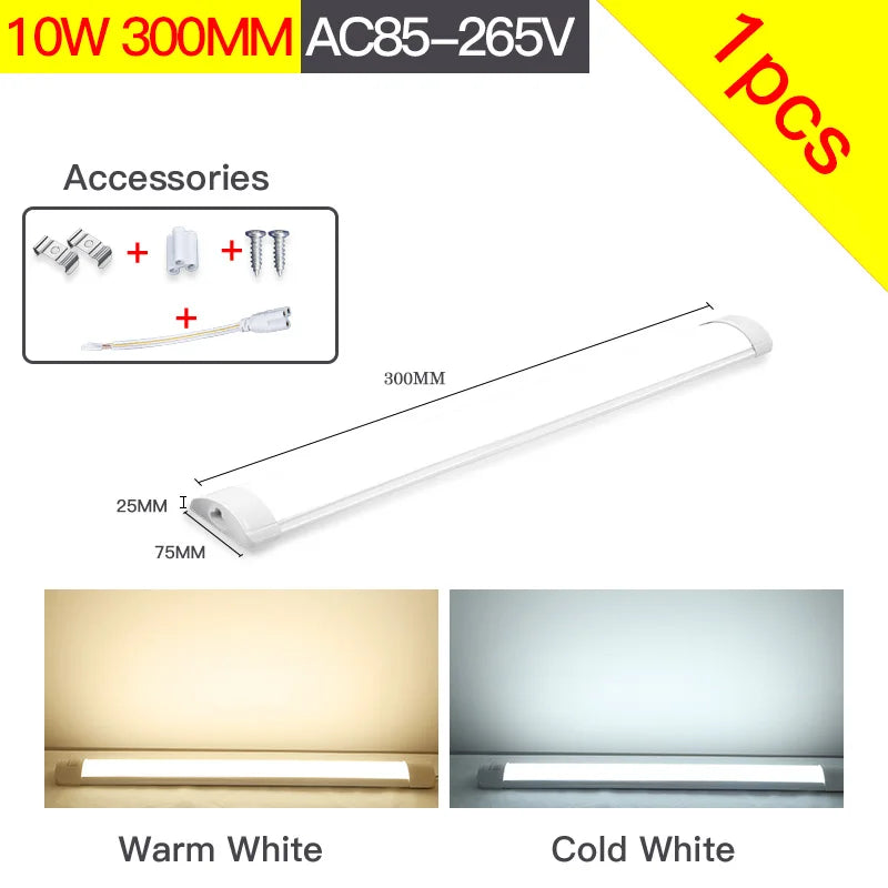 Led Lights For Kitchen Under Cabinet Lamp 220V 110V 10W 20W T5 Led Tube Plug Bedroom Wardrobe Wall Lamp Home Closet Lighting