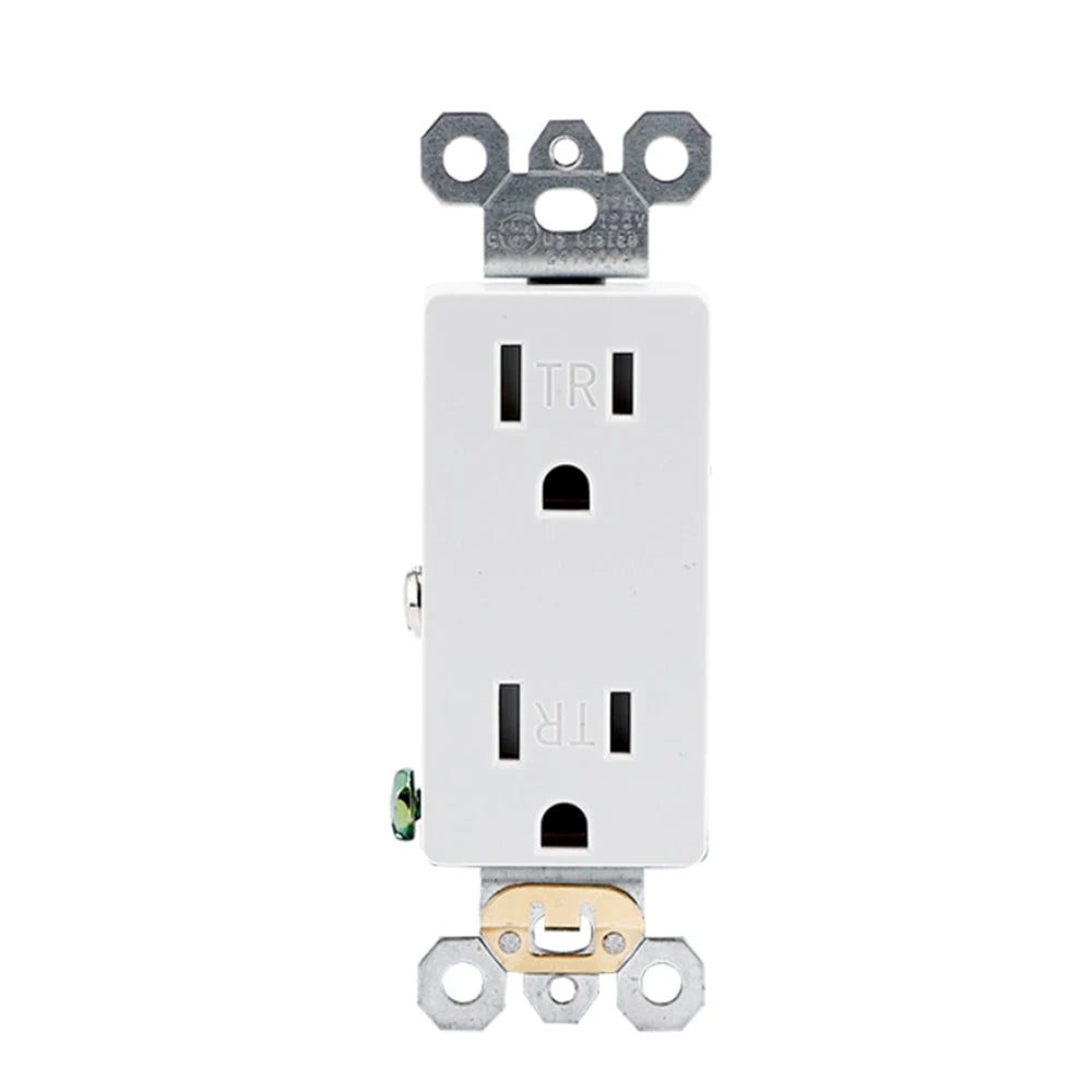15 Amp 20Amp 125V American Standard Wall Socket Decorative 6 Pins Receptacle Outlet