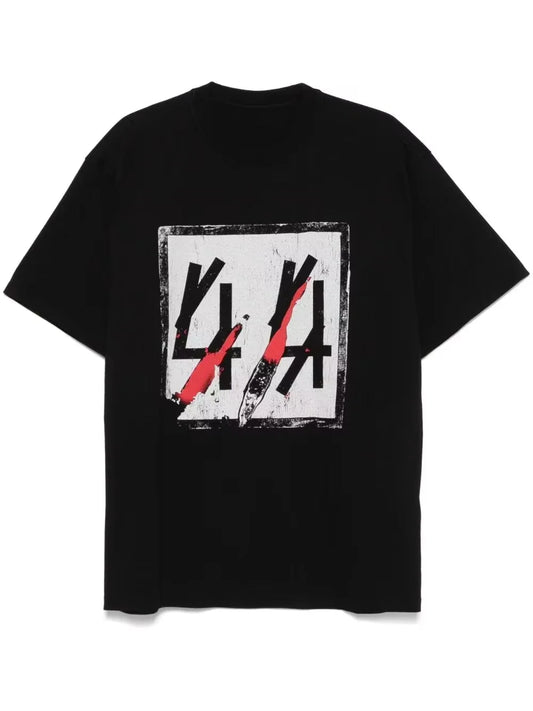 44 LABEL GROUP Sticka T-shirt Men's and Women's Cotton Summer 2025 Short Sleeve Cotton T-shirt Simple Fashion Print Top Tees