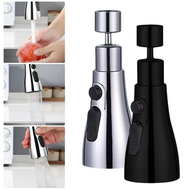 Kitchen Sink Faucet Multifunctional 360 ° Rotation Splash Proof Extend Faucets Accessories Removable Fixture Home Improvement