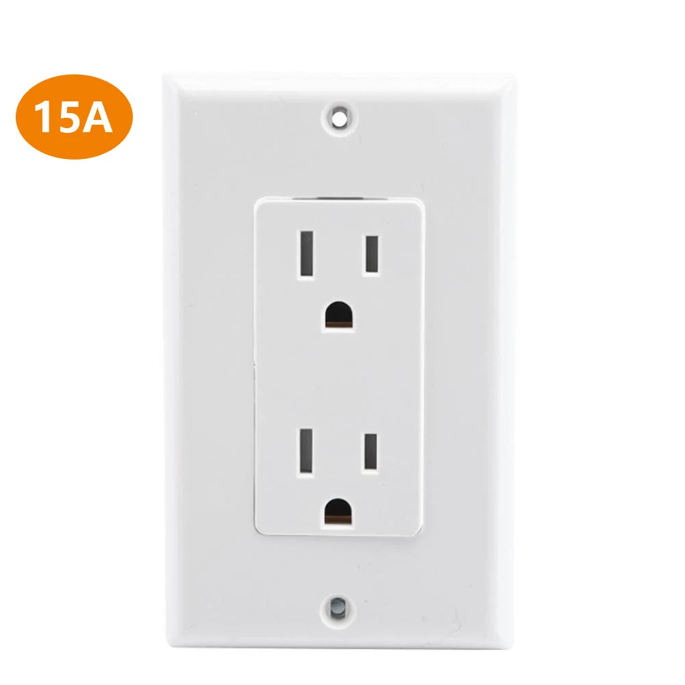 15 Amp 20Amp 125V American Standard Wall Socket Decorative 6 Pins Receptacle Outlet