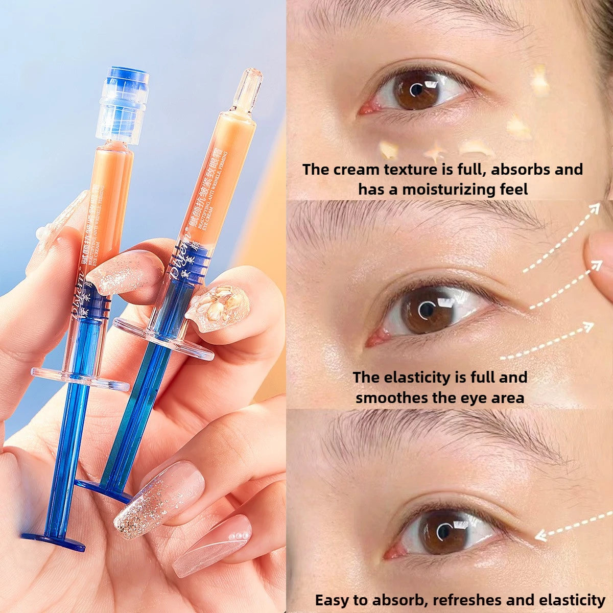 Eye Serum Anti-Wrinkle Oil  Original Oil Anti-Wrinkle Oil Hydrating Massaging Eye Essence For Fading Fine Lines Eye Serum
