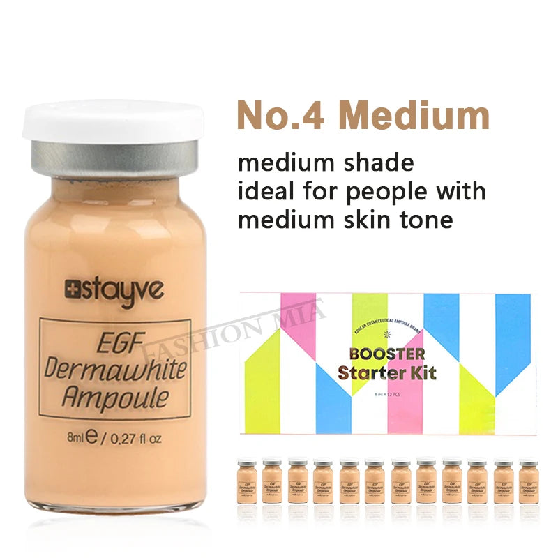 Stayve 8ml Korea BB Cream Glow Serum Starter Kit CC Foundation Cream Facial Essence Booster Repair  Brightening Skin Care Beauty