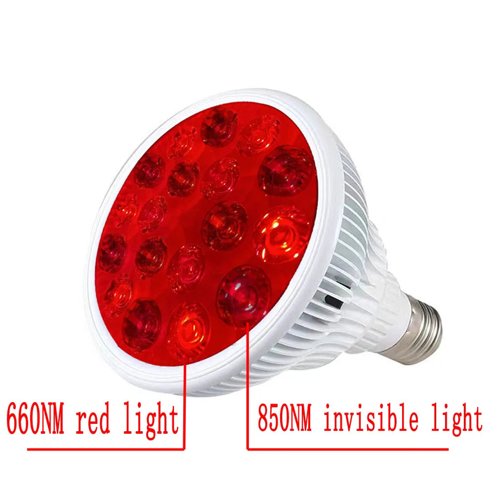LED beauty lamp red light 18 lamp beads 660NM/850NM combination home yoga relaxation lamp