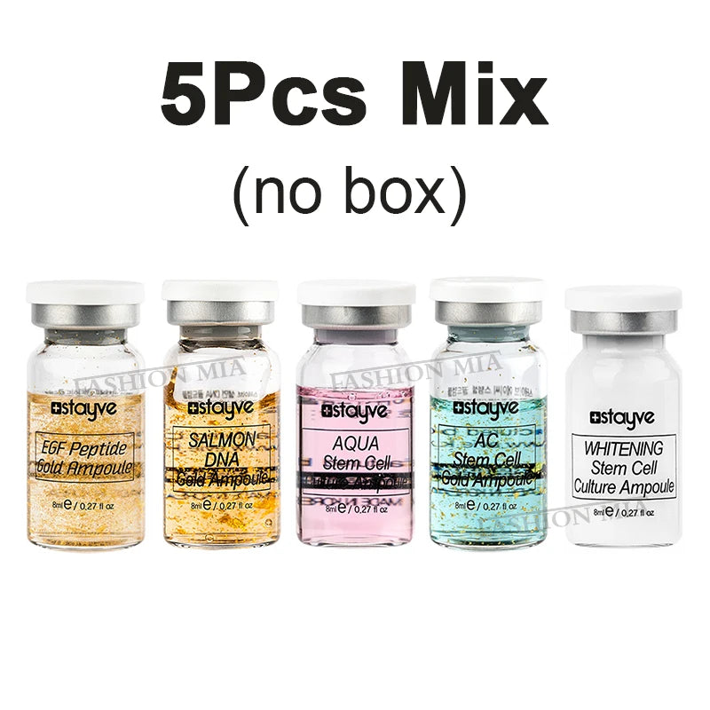 Stayve 8ml Korea BB Cream Glow Serum Starter Kit CC Foundation Cream Facial Essence Booster Repair  Brightening Skin Care Beauty