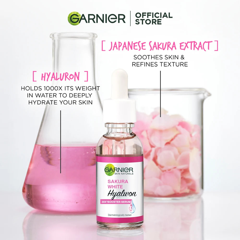GARN Nier Serum Sakura Glow 30x Hyaluronic Booster Moisturizing Serum 30ml Firming skin Facial Care Serum