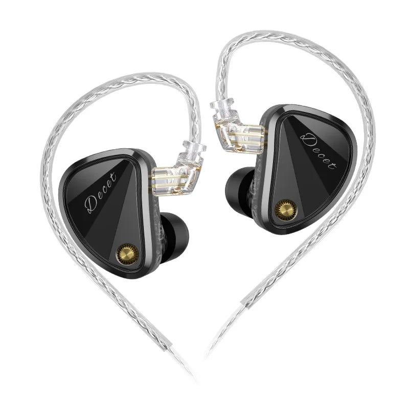 KZ  Decet  Brand-new 10-dynamic headphones 4-gear electronic tuning switch