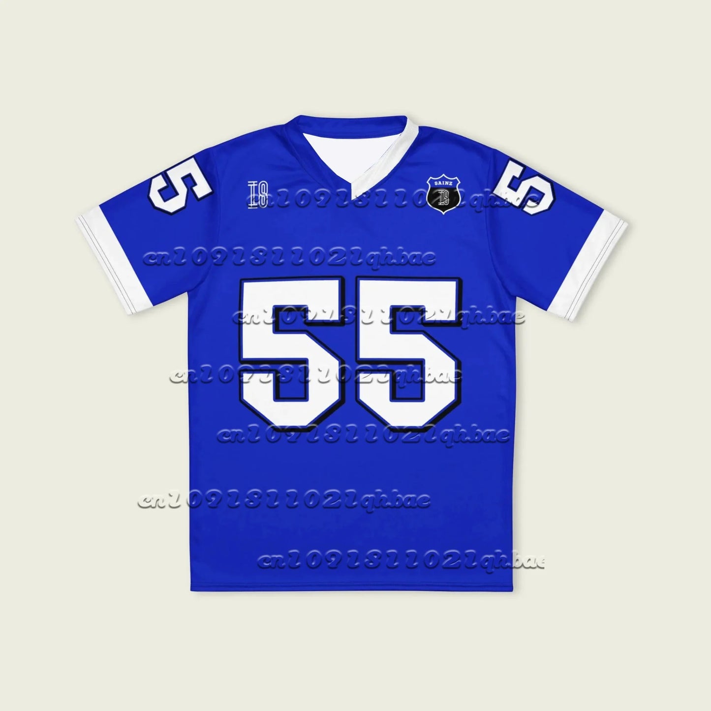 Hot New Fashion Men's And Women's Y2K Summer Carlos Sainz 2025 Football Jersey Loose Breathable Quick Drying Oversized T-shirt