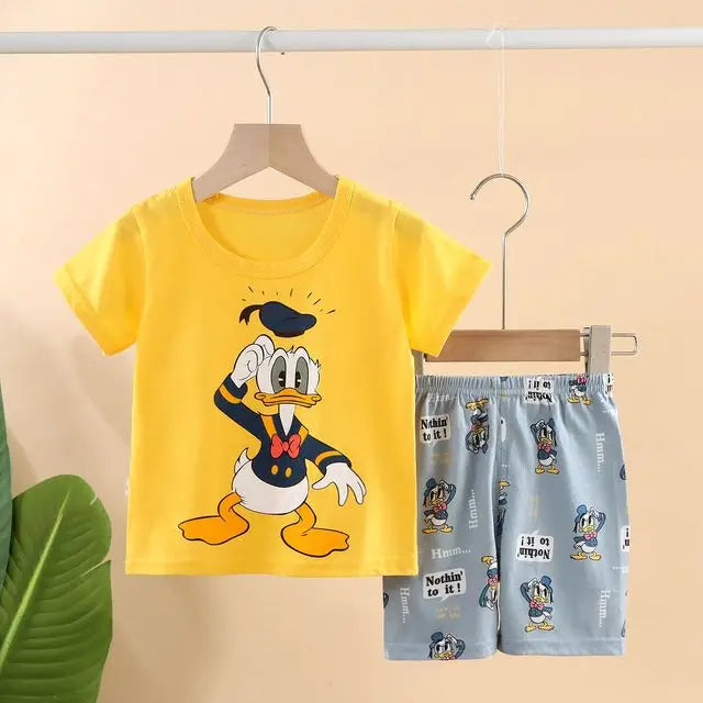 1 2 3 year Baby Clothing Girls Boys Cotton Suit for Children Two Clothes Sets for Babies Newborn Baby Clothes
