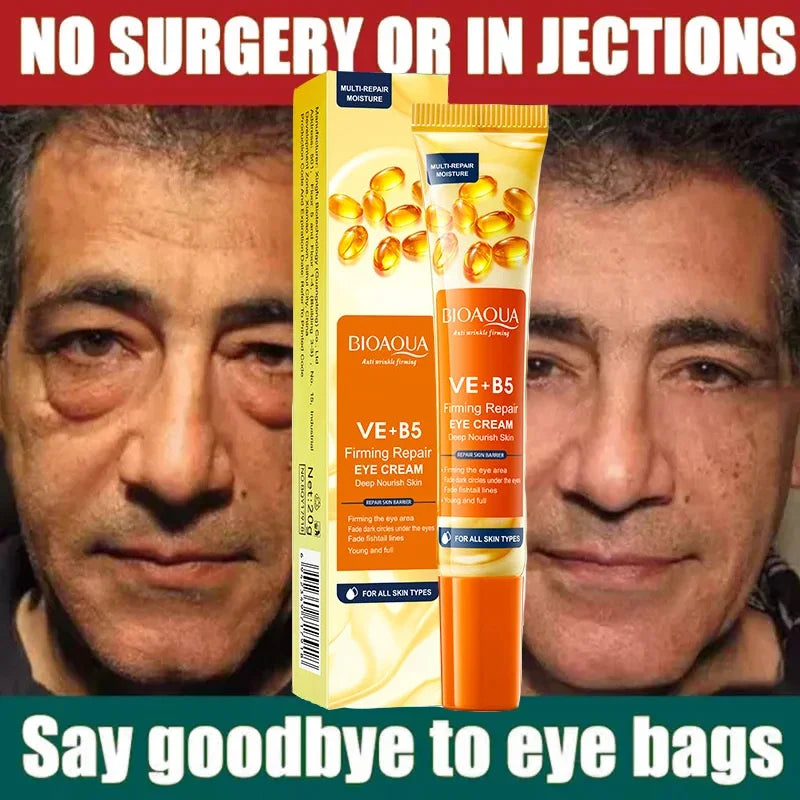Instant Wrinkle Remove Eye Cream Collagen Firming Lift Fade Fine Lines Eye Bags Anti Dark Circle Puffiness Moisturizing Eye Care