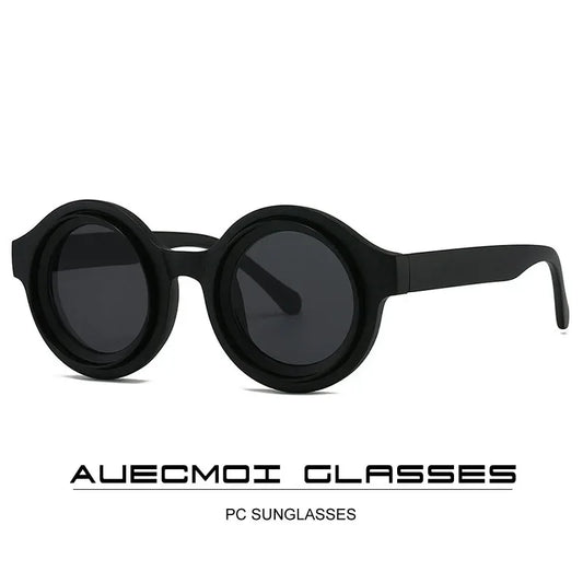 Fashion Vintage Round Sunglasses Women For Men Sun Glasses Punk Shades Luxury Brand Designer Classic Steampunk Eyeglasses UV400