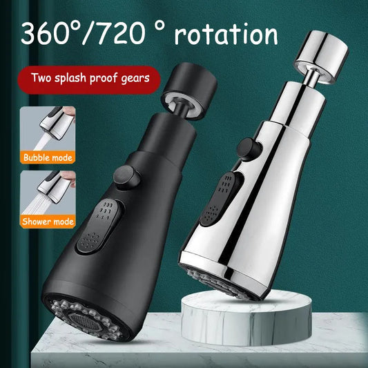 Kitchen Sink Faucet Multifunctional 360 ° Rotation Splash Proof Extend Faucets Accessories Removable Fixture Home Improvement