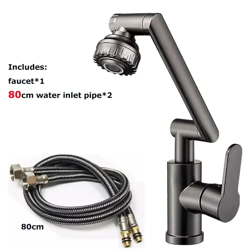 Booster kitchen bathroom universal rotary faucet home bathroom multifunctional washbasin faucet hot and cold washbasin