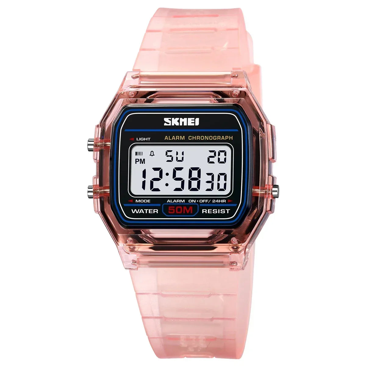 SKMEI 2056 Waterproof Sports Watch for Men Women Electronic Countdown Boy Girl Digital Date Wristwatches Woman Reloj Masculino
