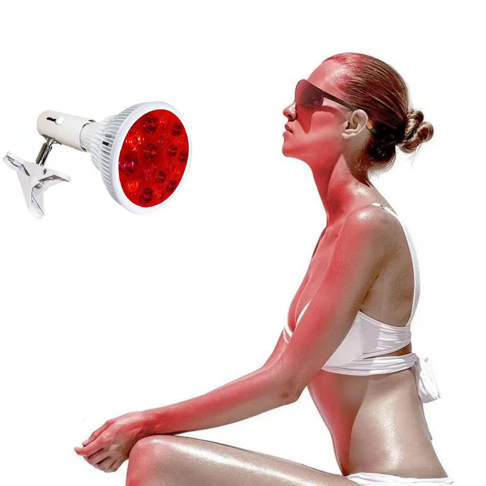 LED beauty lamp red light 18 lamp beads 660NM/850NM combination home yoga relaxation lamp