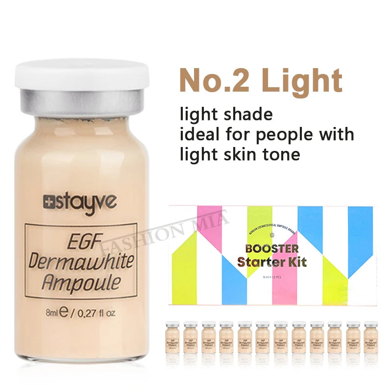 Stayve 8ml Korea BB Cream Glow Serum Starter Kit CC Foundation Cream Facial Essence Booster Repair  Brightening Skin Care Beauty
