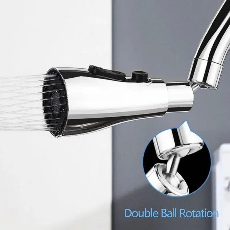 Kitchen Sink Faucet Multifunctional 360 ° Rotation Splash Proof Extend Faucets Accessories Removable Fixture Home Improvement