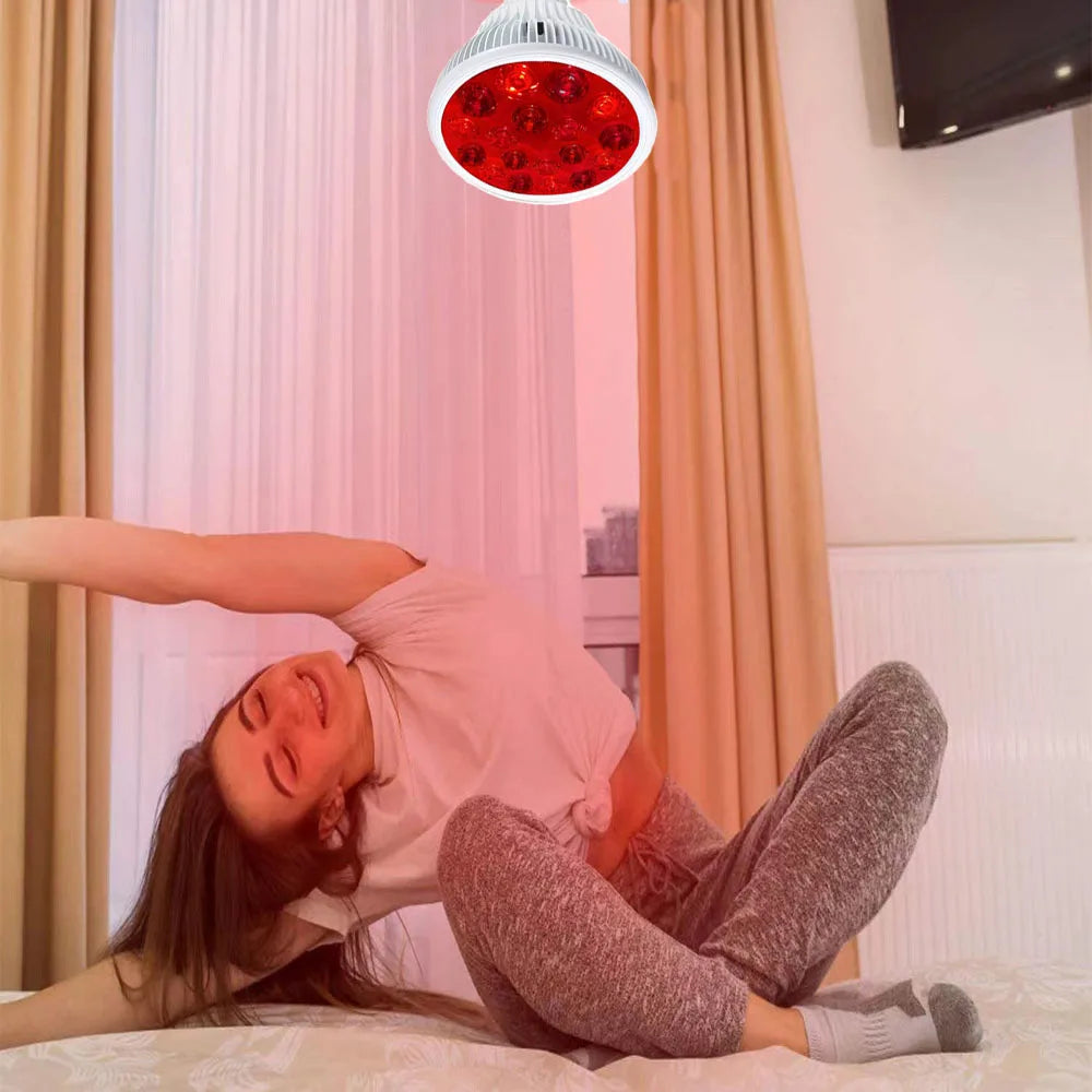 LED beauty lamp red light 18 lamp beads 660NM/850NM combination home yoga relaxation lamp