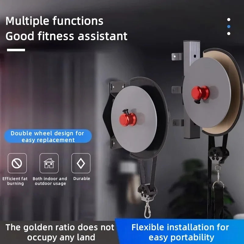 New resistance band centrifuge home fitness equipment squat flywheel resistance training stretching machine pulling machine